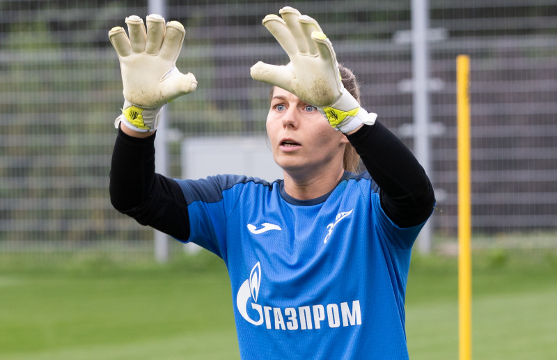 Открытая тренировка женской команды «Зенит» перед матчем с «Чертаново»