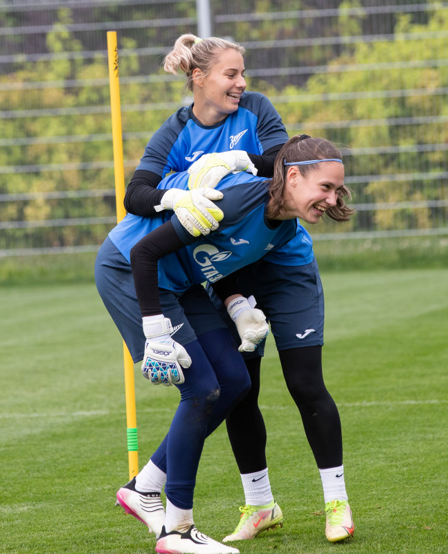 Открытая тренировка женской команды «Зенит» перед матчем с «Чертаново»