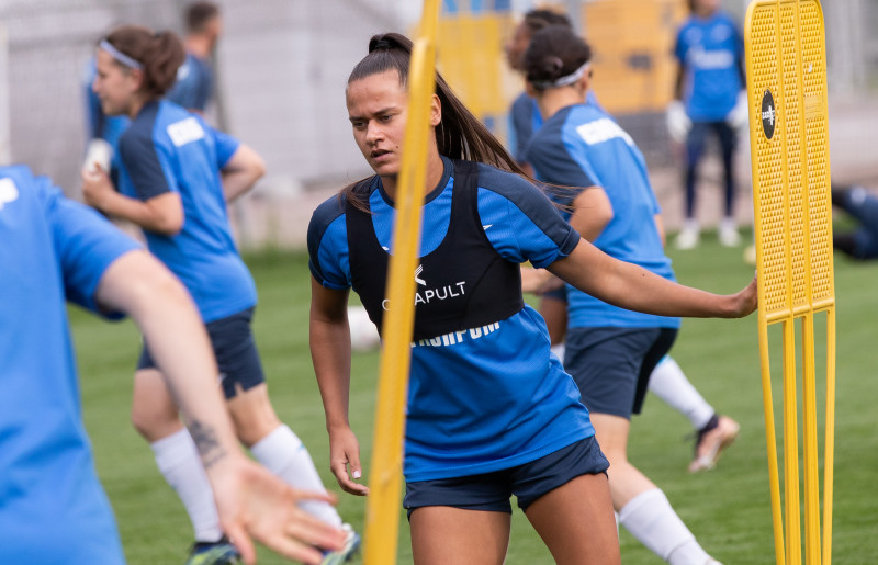 Открытая тренировка женской команды «Зенит» перед матчем с «Чертаново»