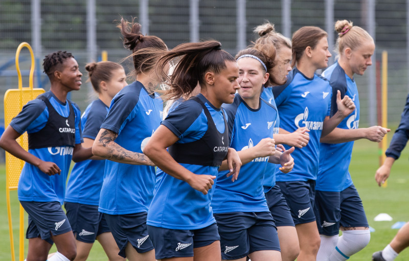 Открытая тренировка женской команды «Зенит» перед матчем с «Чертаново»