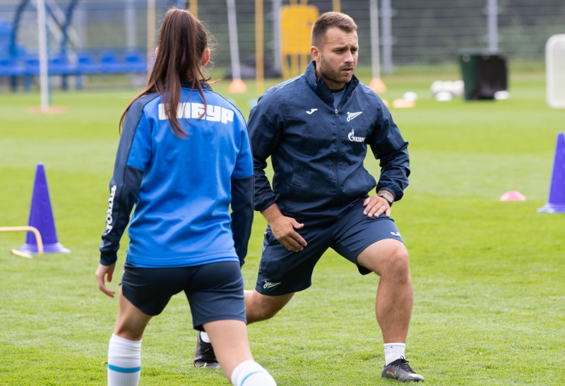 Открытая тренировка женской команды «Зенит» перед матчем с «Чертаново»