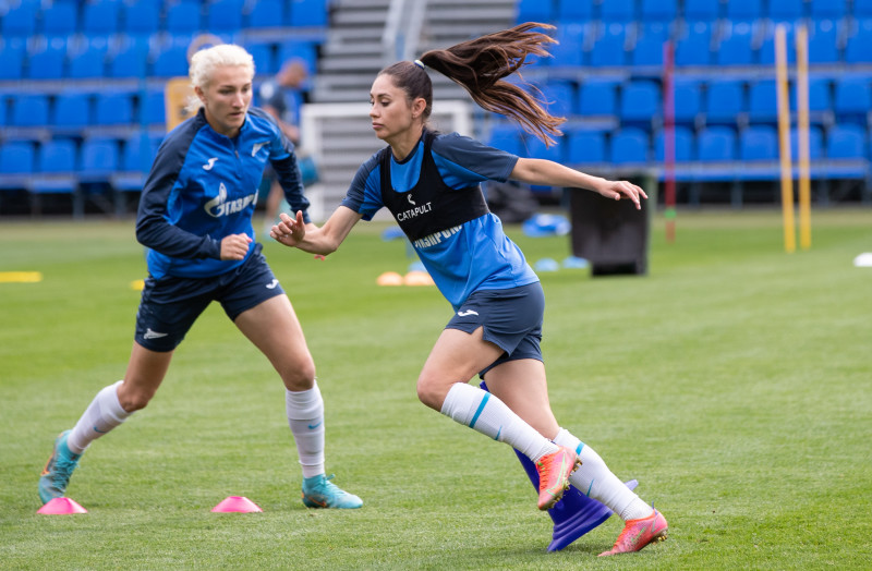 Открытая тренировка женской команды «Зенит» перед матчем с «Чертаново»