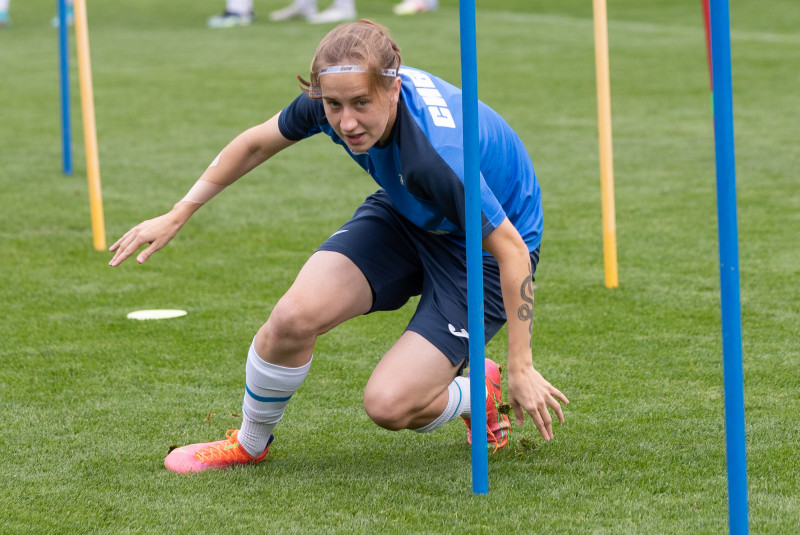 Открытая тренировка женской команды «Зенит» перед матчем с «Чертаново»