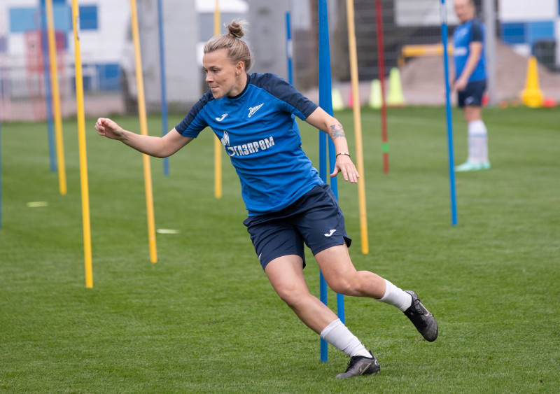 Открытая тренировка женской команды «Зенит» перед матчем с «Чертаново»