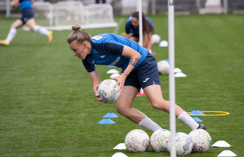 Открытая тренировка женской команды «Зенит» перед матчем с «Чертаново»