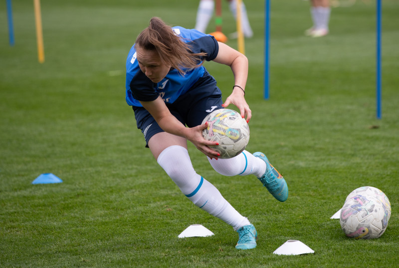 Открытая тренировка женской команды «Зенит» перед матчем с «Чертаново»