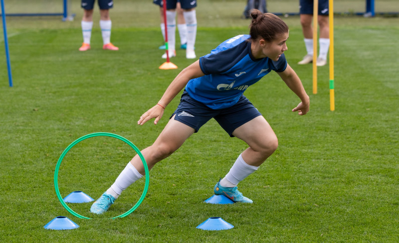 Открытая тренировка женской команды «Зенит» перед матчем с «Чертаново»