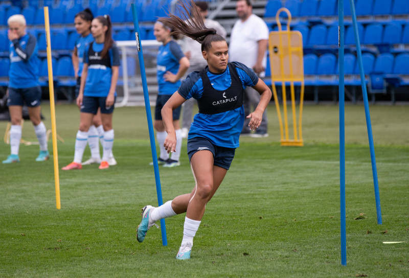 Открытая тренировка женской команды «Зенит» перед матчем с «Чертаново»