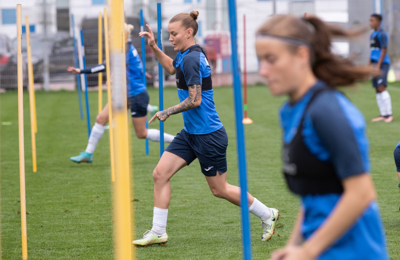 Открытая тренировка женской команды «Зенит» перед матчем с «Чертаново»