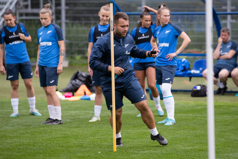 Открытая тренировка женской команды «Зенит» перед матчем с «Чертаново»