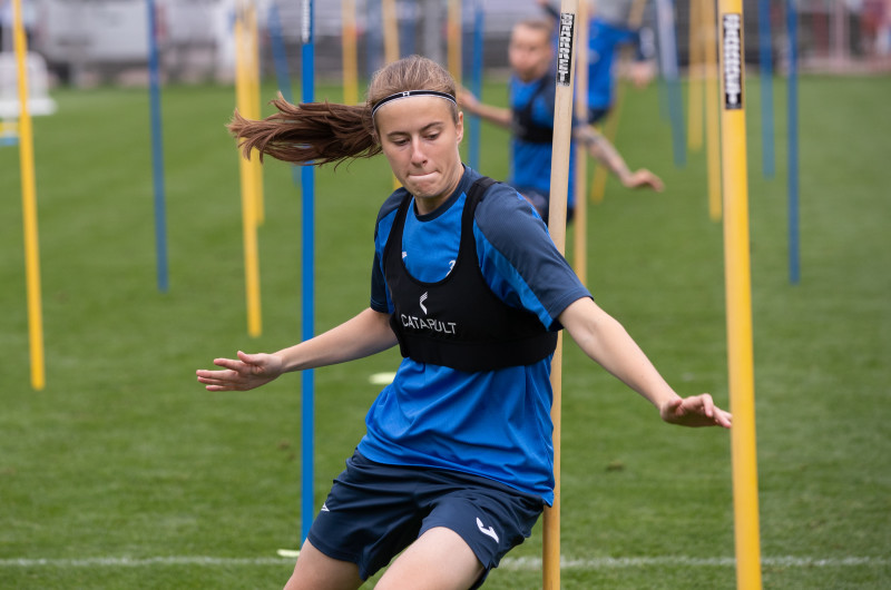 Открытая тренировка женской команды «Зенит» перед матчем с «Чертаново»