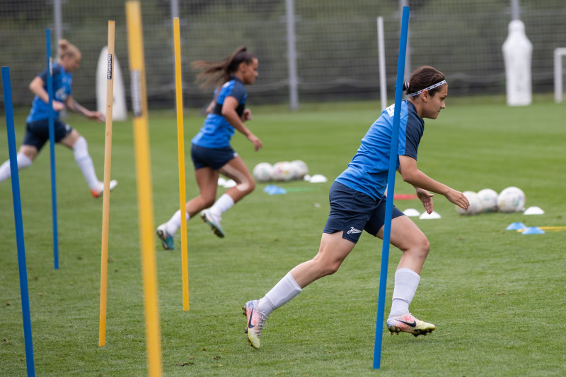 Открытая тренировка женской команды «Зенит» перед матчем с «Чертаново»