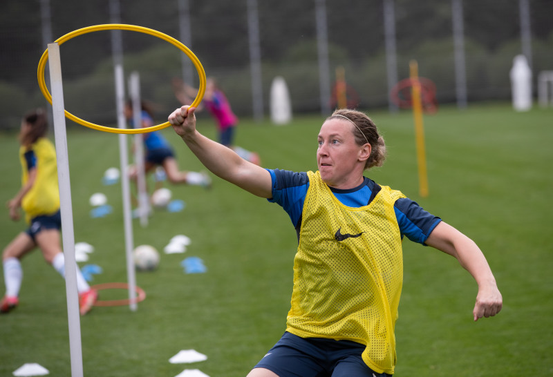 Открытая тренировка женской команды «Зенит» перед матчем с «Чертаново»