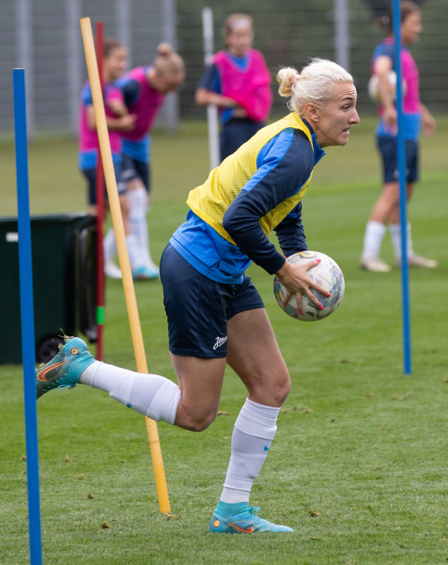 Открытая тренировка женской команды «Зенит» перед матчем с «Чертаново»