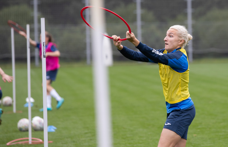 Открытая тренировка женской команды «Зенит» перед матчем с «Чертаново»