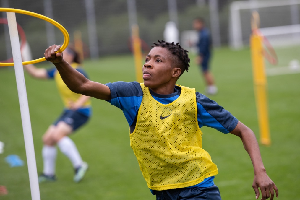 Открытая тренировка женской команды «Зенит» перед матчем с «Чертаново»