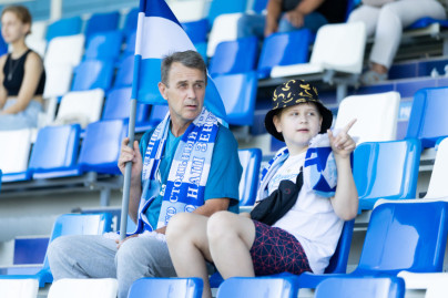 Болельщики на матче 1/4 Winline Кубка России, «Зенит» — «Енисей»