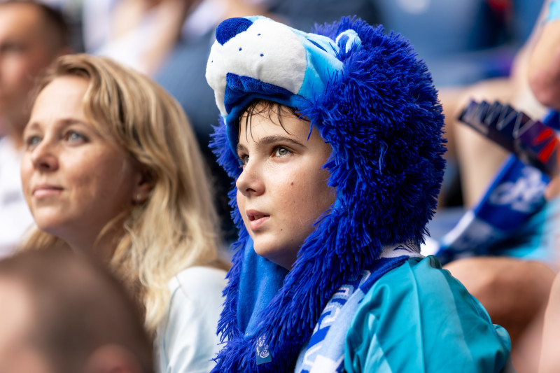 Болельщики на матче «Зенит» — «Динамо»