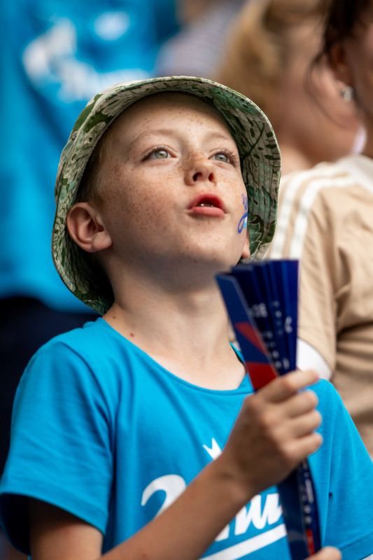 Болельщики на матче «Зенит» — «Динамо»