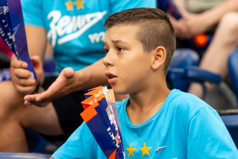 Болельщики на матче «Зенит» — «Динамо»