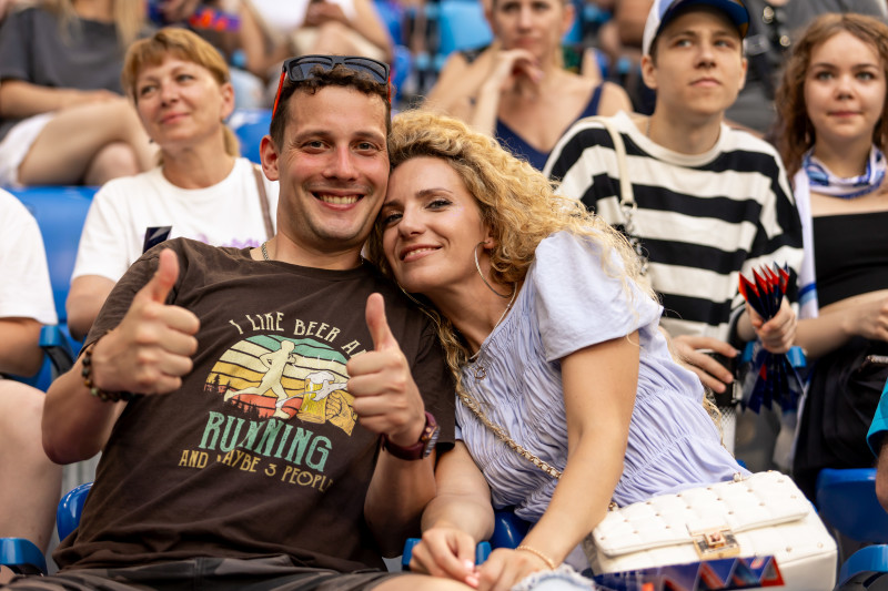 Болельщики на матче «Зенит» — «Динамо»