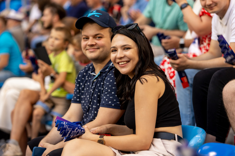 Болельщики на матче «Зенит» — «Динамо»