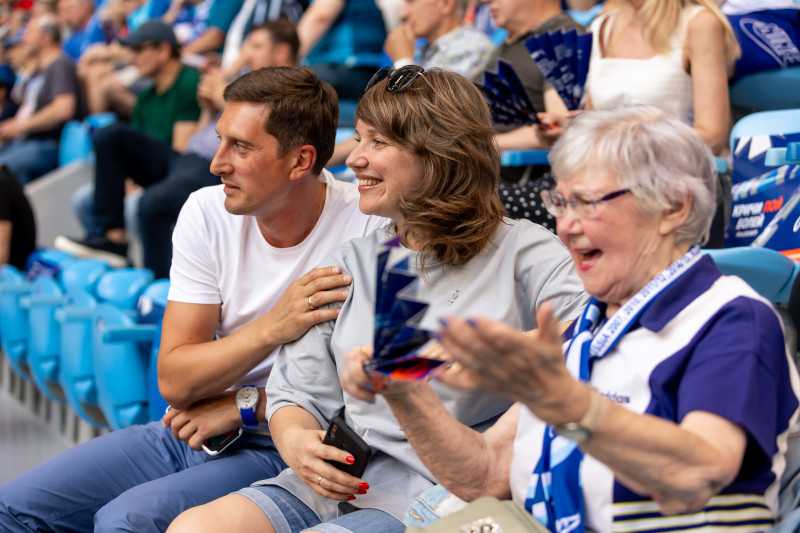 Болельщики на матче «Зенит» — «Динамо»