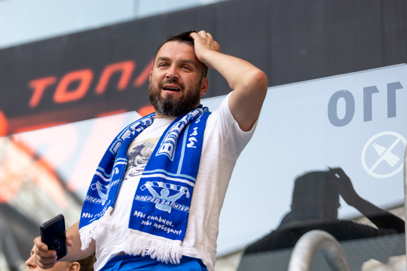 Болельщики на матче «Зенит» — «Динамо»