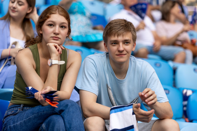 Болельщики на матче «Зенит» — «Динамо»