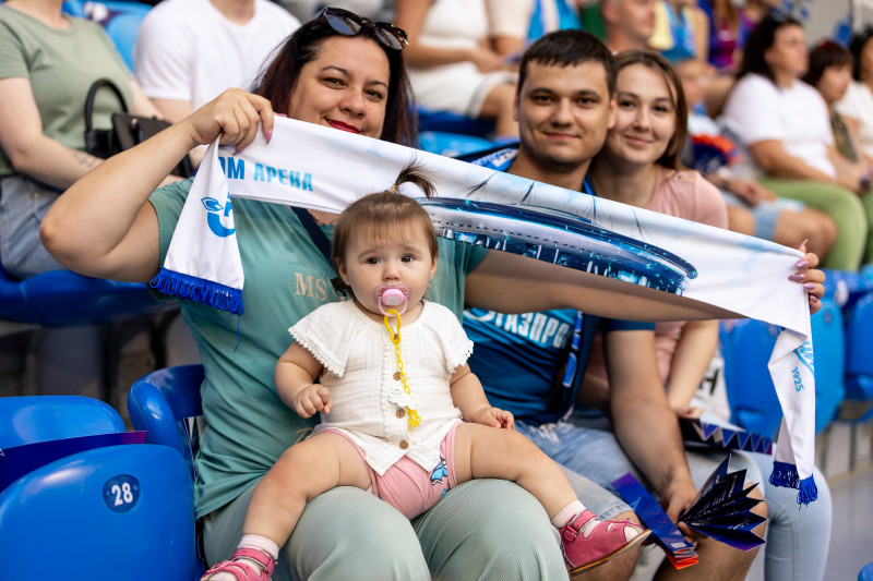 Болельщики на матче «Зенит» — «Динамо»