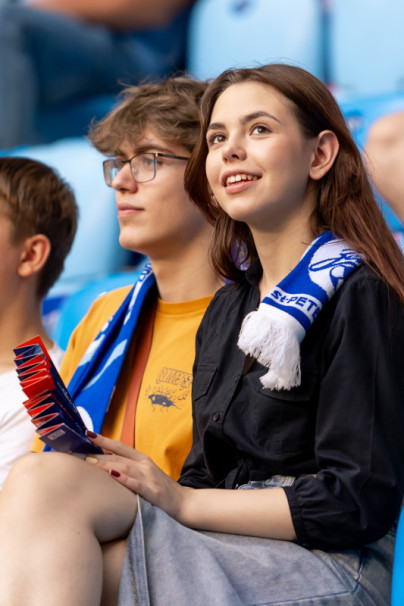 Болельщики на матче «Зенит» — «Динамо»