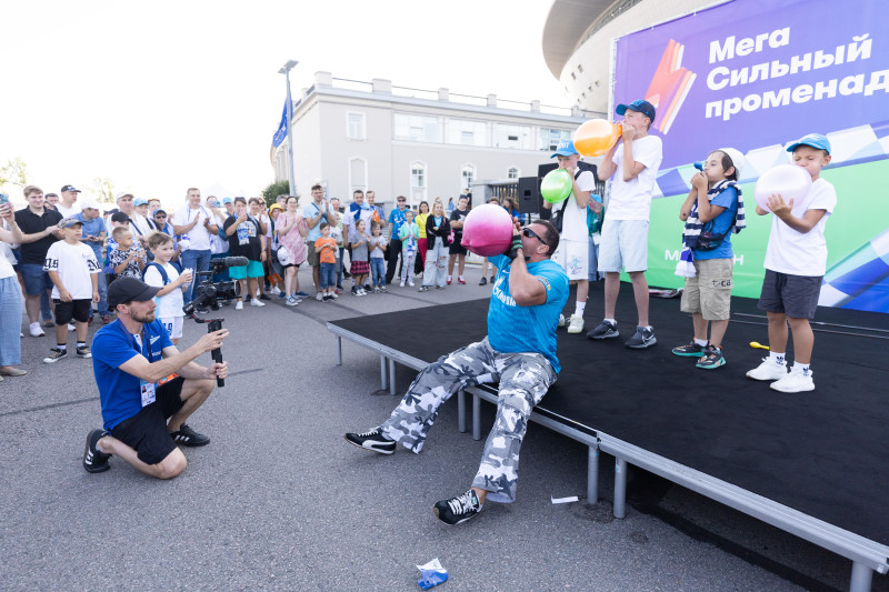 Зоны Мегафона на матче «Зенит» — «Динамо»