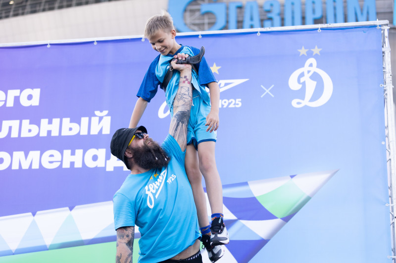 Зоны Мегафона на матче «Зенит» — «Динамо»