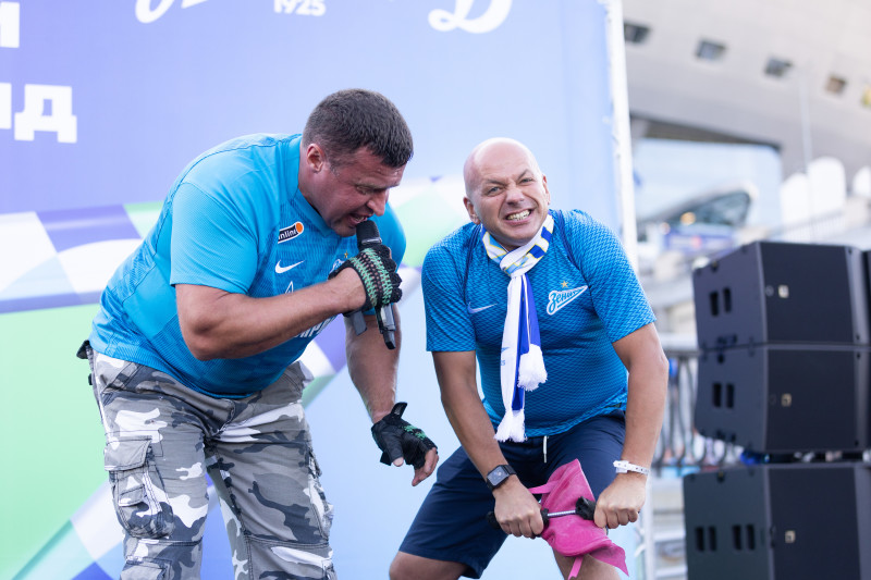 Зоны Мегафона на матче «Зенит» — «Динамо»