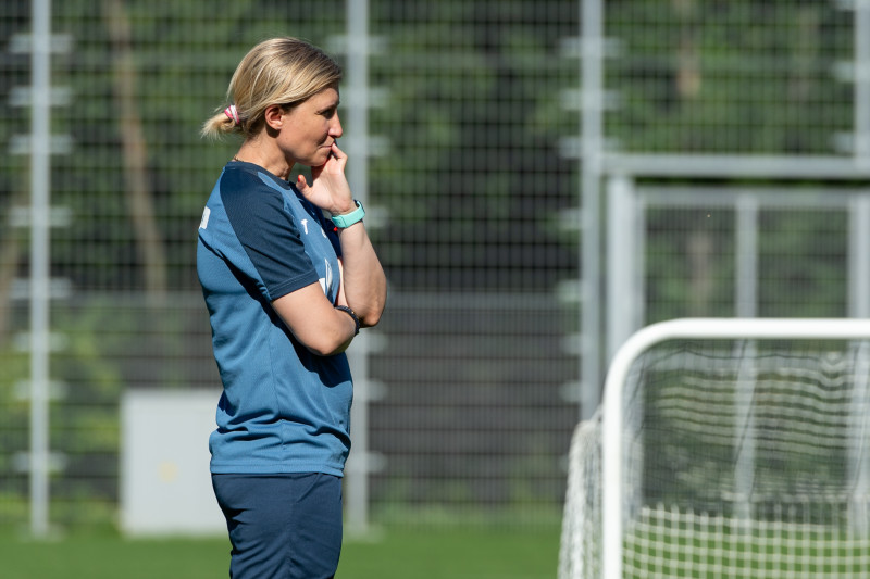 Тренировка женской команды «Зенит» перед матчем с «Локомотивом»