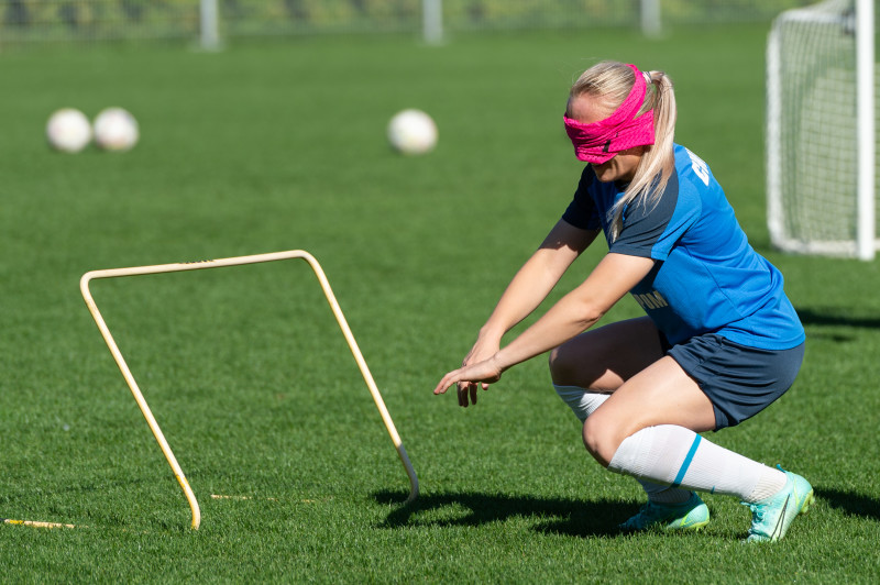 Тренировка женской команды «Зенит» перед матчем с «Локомотивом»