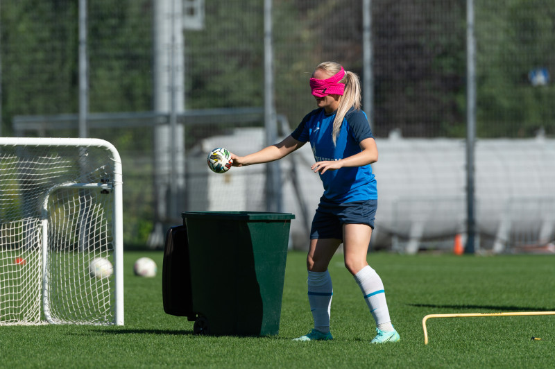 Тренировка женской команды «Зенит» перед матчем с «Локомотивом»