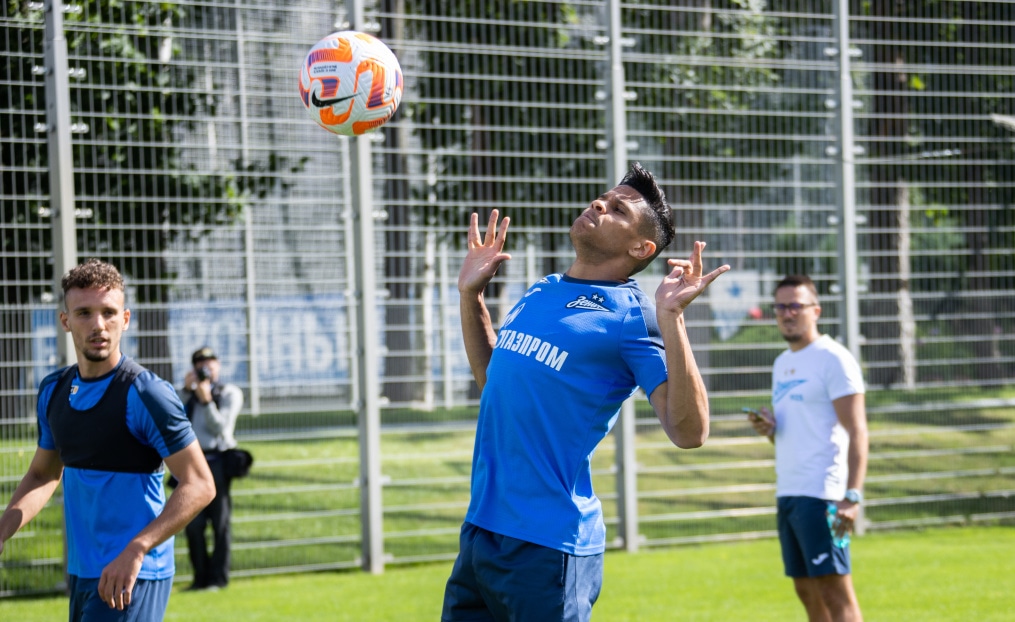 Открытая тренировка «Зенита» перед матчем со «Спартаком»
