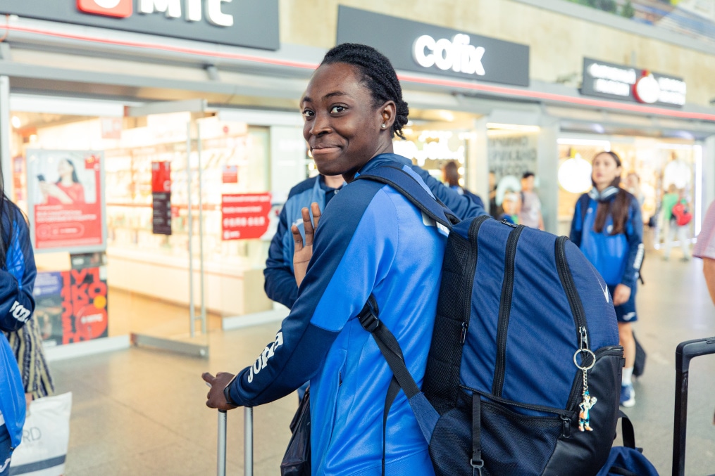 Выезд женской команды «Зенит» на матч с «Динамо»