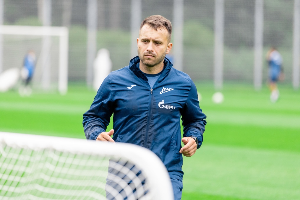 Тренировка женской команды перед матчем с «Енисеем»