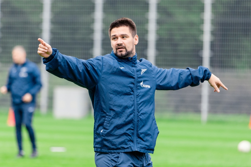 Тренировка женской команды перед матчем с «Енисеем»