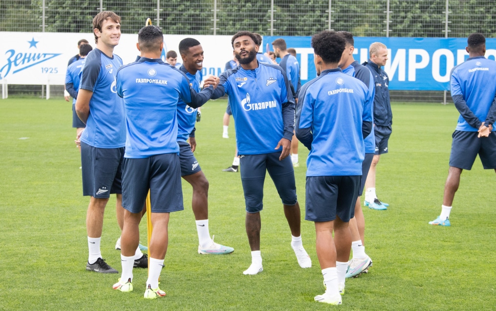 Открытая тренировка «Зенита» перед матчем с «Уралом»