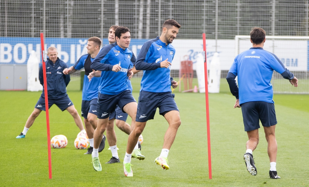 Открытая тренировка «Зенита» перед матчем с «Уралом»