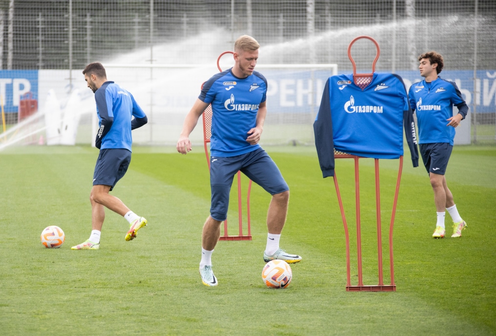 Открытая тренировка «Зенита» перед матчем с «Уралом»