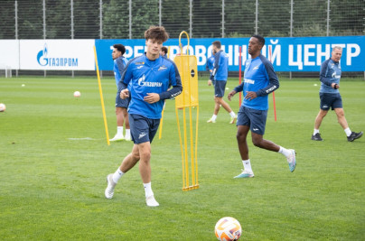 Открытая тренировка «Зенита» перед матчем с «Уралом»