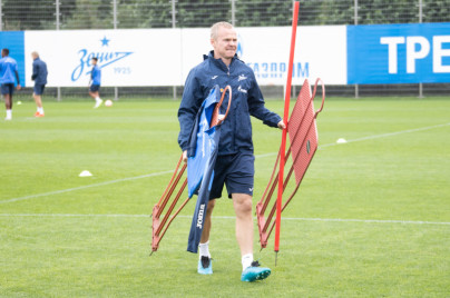 Открытая тренировка «Зенита» перед матчем с «Уралом»