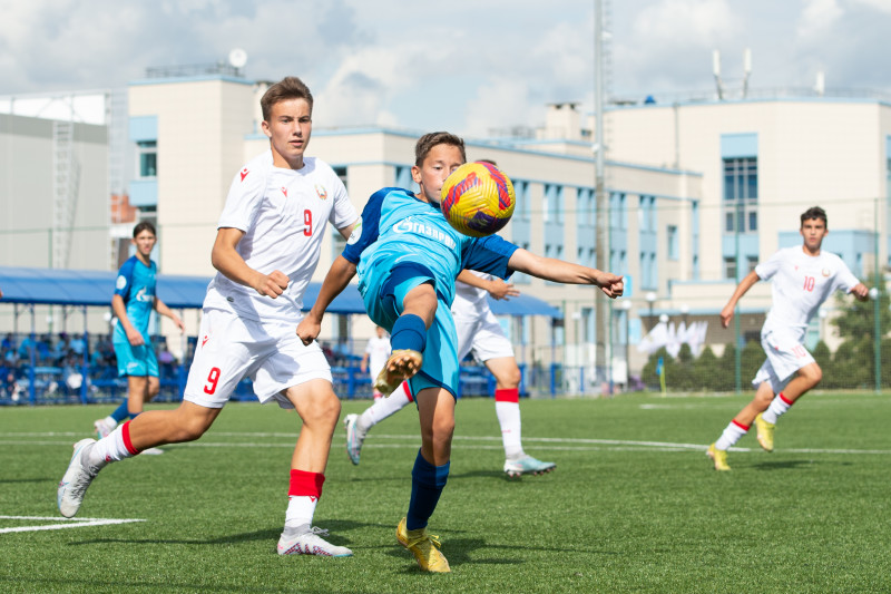 XVI международный юношеский турнир памяти Ю. А. Морозова. Сборная Беларуси — «Зенит»