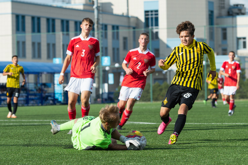 XVI международный юношеский турнир памяти Ю. А. Морозова. Сборная России — «Кайрат»