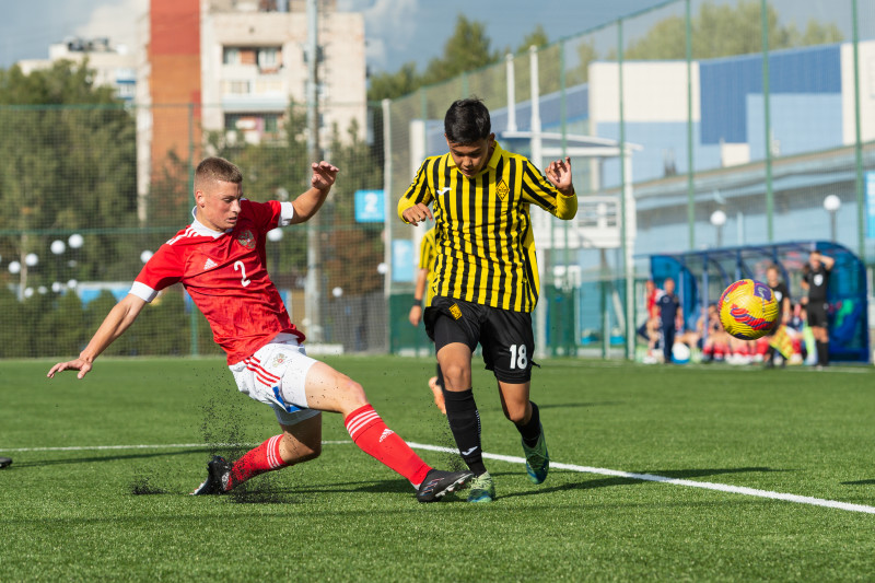 XVI международный юношеский турнир памяти Ю. А. Морозова. Сборная России — «Кайрат»