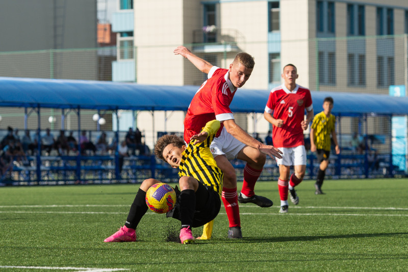 XVI международный юношеский турнир памяти Ю. А. Морозова. Сборная России — «Кайрат»